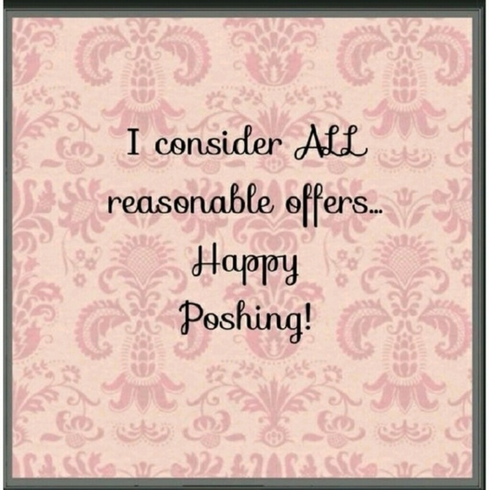 Reasonable offers welcome! 😋